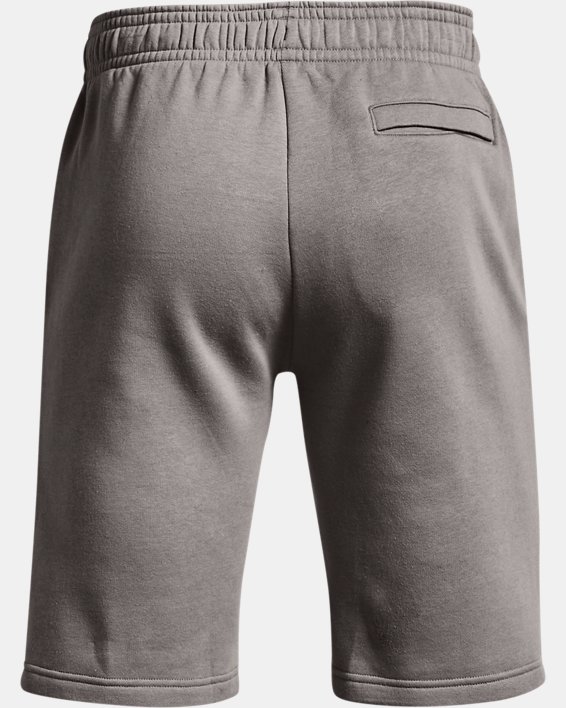 Pantalón corto de tejido Fleece UA Rival Camo Script para hombre, Gray, pdpMainDesktop image number 5